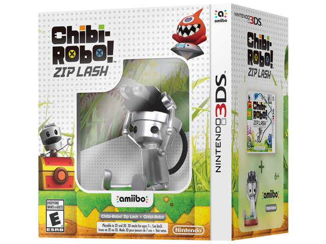 Chibi-Robo! Zip Lash + Chibi-Robo amiibo Box Art