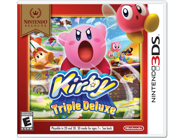 Kirby Triple Deluxe - Nintendo Selects Box Art