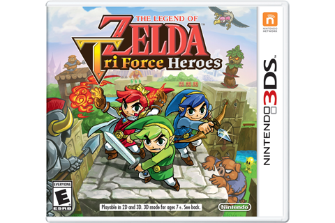 The Legend of Zelda: Tri Force Heroes Box Art