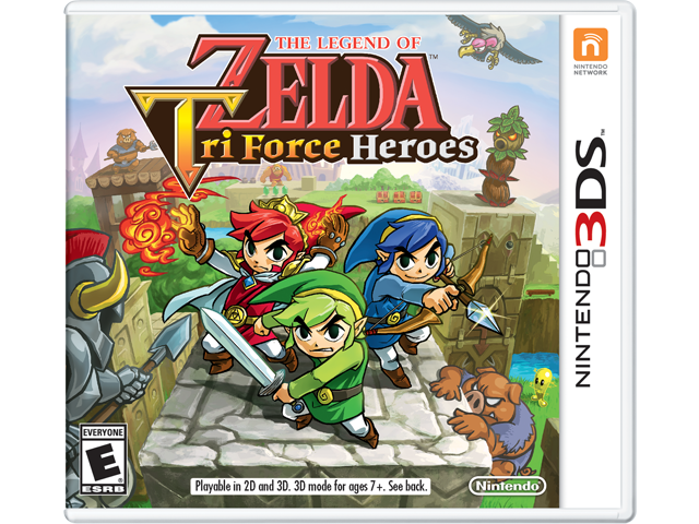 The Legend of Zelda: Tri Force Heroes Box Art
