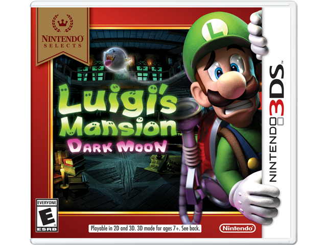 Luigi's Mansion: Dark Moon - Nintendo Selects Box Art