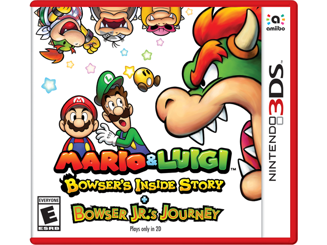 Mario & Luigi: Bowser's Inside Story + Bowser Jr.'s Journey Box Art