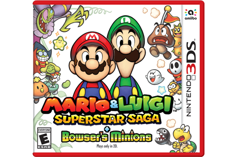 Mario & Luigi: Superstar Saga + Bowser's Minions Box Art