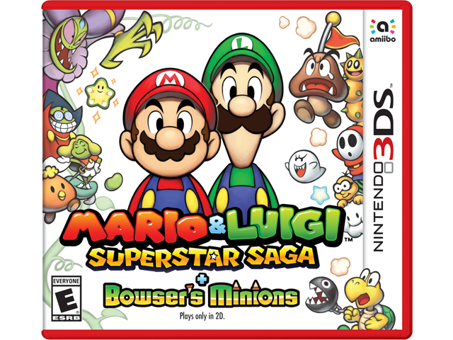 Mario & Luigi: Superstar Saga + Bowser's Minions Box Art