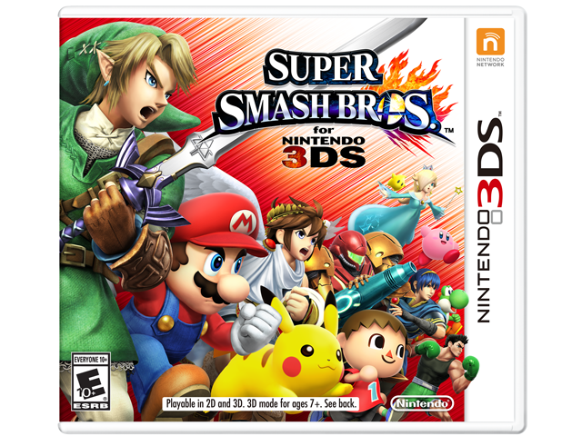 Super Smash Bros. for 3DS Box Art