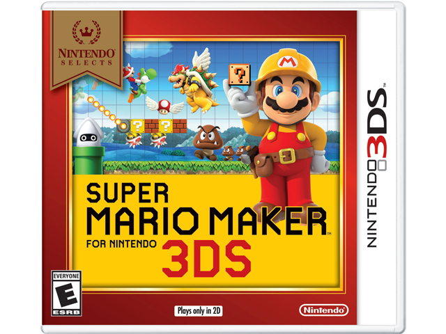 Super Mario Maker for Nintendo 3DS - Nintendo Selects Box Art
