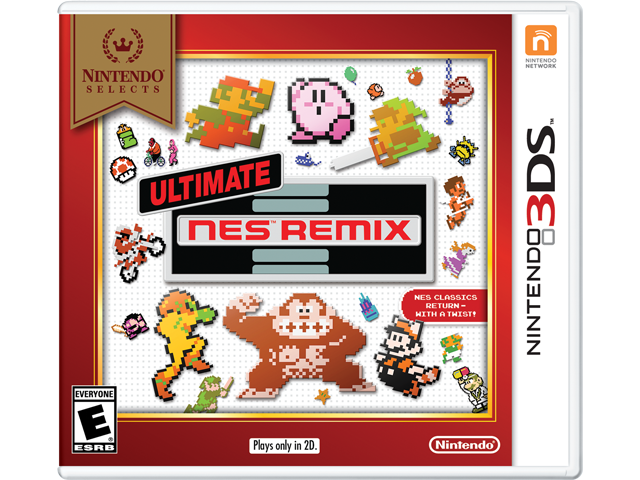 Ultimate NES Remix (3DS) - Nintendo Selects Box Art
