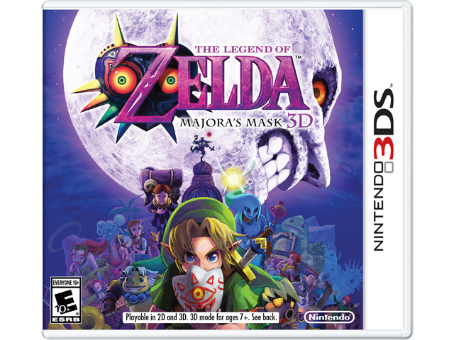 The Legend of Zelda: Majora's Mask 3D Box Art
