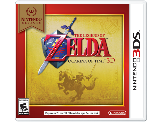 The Legend of Zelda: Ocarina of Time 3D - Nintendo Selects Box Art