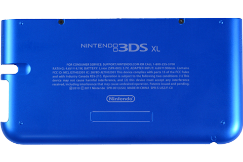 Battery Cover Kit - Nintendo 3DS XL - Blue