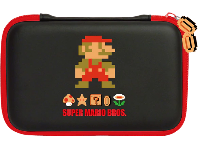 Hori Nintendo 3DS XL Hard Pouch - Retro Mario - Closed