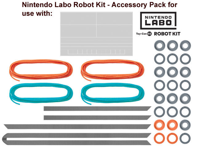 LABO - Toy-Con 02 - Robot - Accessory Set - All