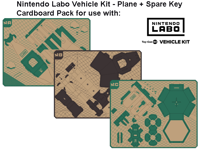 LABO - Toy-Con 03 - Vehicle - Plane + Key - All