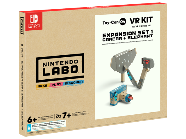LABO - Toy-Con 04 - VR - Expansion Set 1 - Camera + Elephant - Package