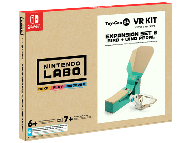 LABO - Toy-Con 04 - VR - Expansion Set 2 - Bird + Wind Pedal - Package