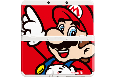Cover Plate 01 - New Nintendo 3DS - Mario (Pointing Up) - White