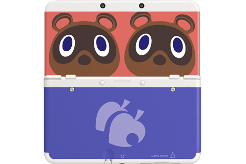 Cover Plate 14 - New Nintendo 3DS - Timmy & Tommy Nook - White