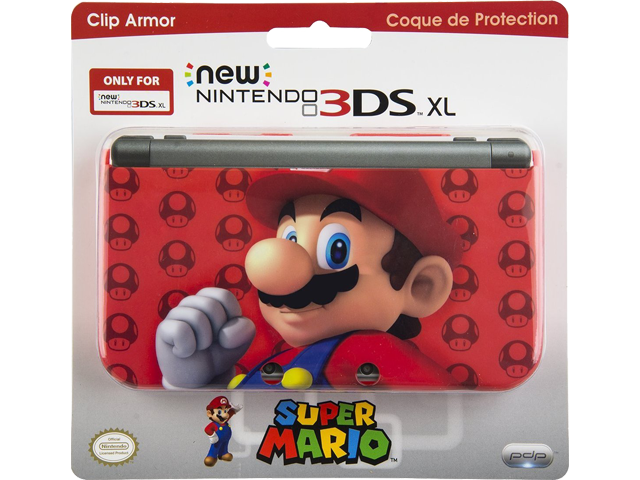 PDP - New Nintendo 3DS XL - Clip Armor - Mario - Package