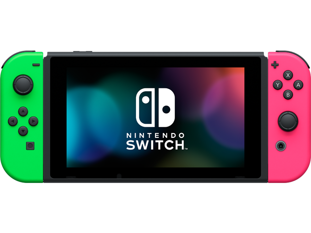 Nintendo Switch Console - Neon Green L + Neon Pink R