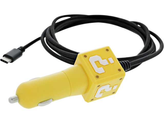 Power A - Switch - Question Mark Block Car Charger - Wrapped