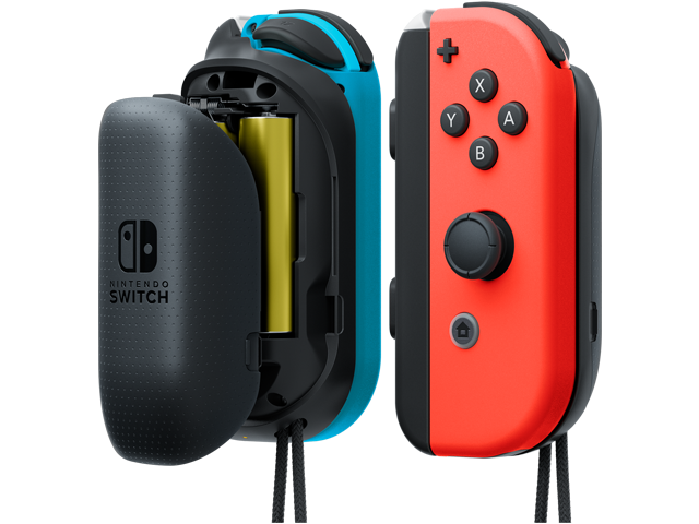 Joy-Con AA Battery Pack - Nintendo Switch - Neon Blue L + Neon Red R