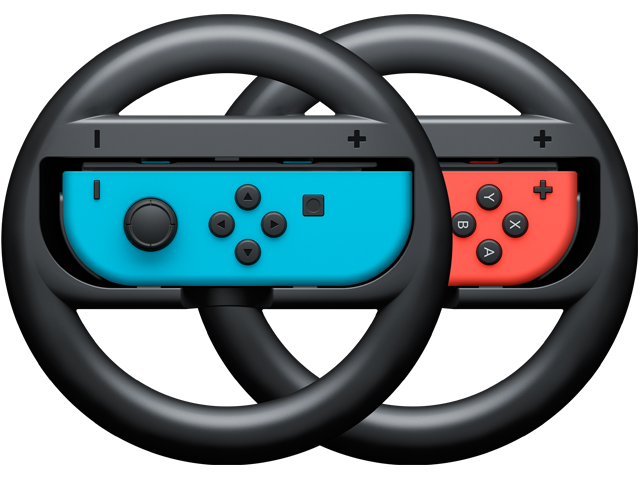 Wheels - Joy-Con - Nintendo Switch - Neon Blue L + Neon Red R - Merge