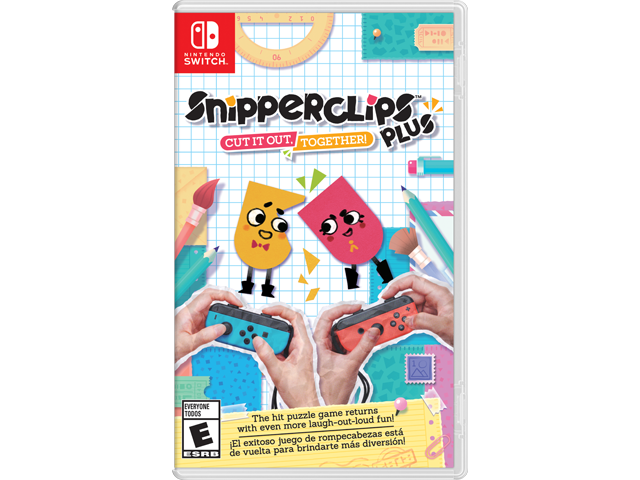Snipperclips Plus: Cut It Out Together Box Art