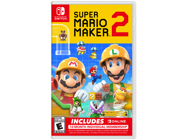 Super Mario Maker 2 Bundle US Box Art