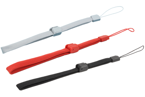 Wii Remote Wrist Strap - White + Red + Black