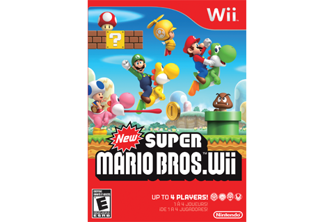 New Super Mario Bros. Wii Box Art