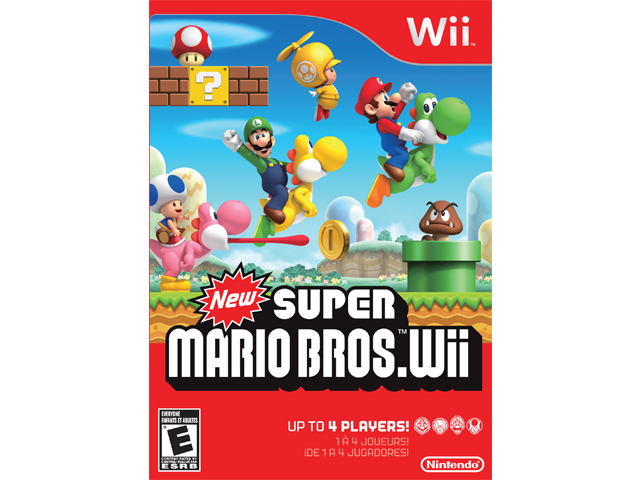 New Super Mario Bros. Wii Box Art