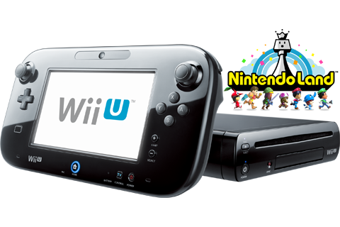 Wii U - Black Deluxe + Nintendo Land - Refurbished