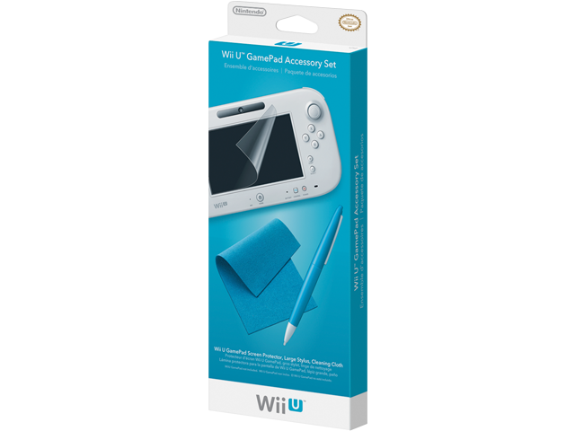 Wii U GamePad Accessory Set Package