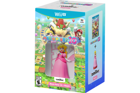 Mario Party 10 + Peach amiibo Box Art