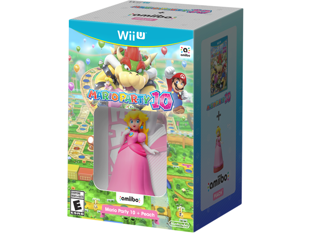 Mario Party 10 + Peach amiibo Box Art