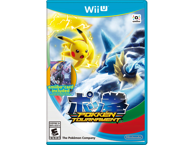 Pokken Tournament Wii U + Card Box Art