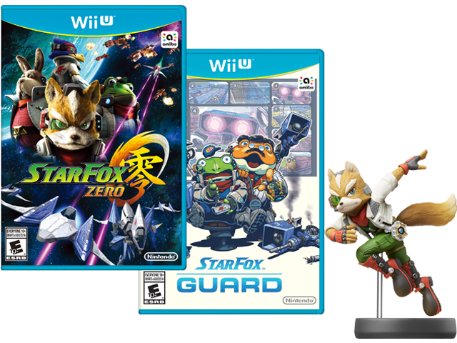 Star Fox Zero + Guard + Fox amiibo Bundle