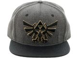 Bioworld - Snapback Cap - Zelda - Gray - Symbol - Front