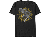 T-Shirt - The Legend of Zelda - Link - Gray Link - Black - Front