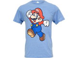 T-Shirt - Super Mario - Pose - Light Blue - Front