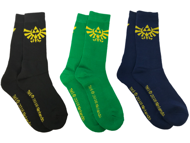 Bioworld - Socks - The Legend of Zelda Hyrule Crest - All