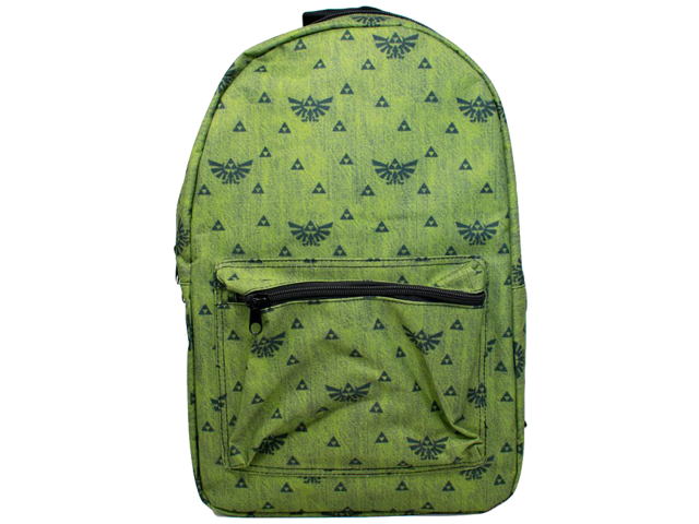 Bioworld - Zelda Crest Backpack - Green - Front