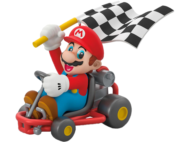 Hallmark - Ornament - Mario Kart - Mario - Front