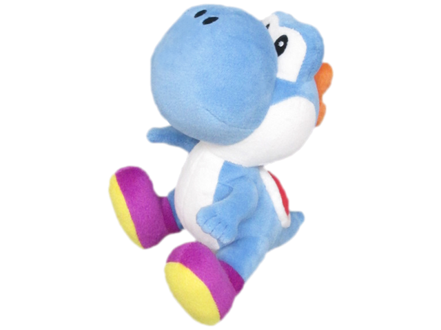 Little Buddy - Mario - Plush - Yoshi - Blue - 8 inch