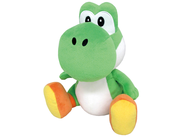 Little Buddy - Mario - Plush - Yoshi - Green - 11 inch