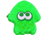 Hori - Splatoon 2 - Plush Pouch - Squid - Green