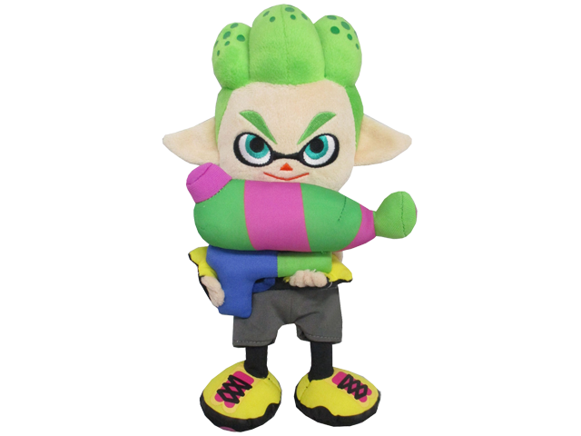 Little Buddy - Splatoon - Plush - Boy - Neon Green - 9 inch