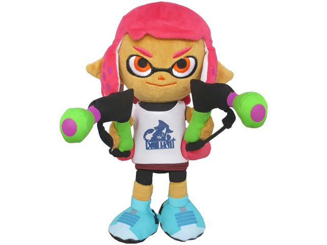 Little Buddy - Splatoon - Plush - Girl - Neon Pink - 9 inch